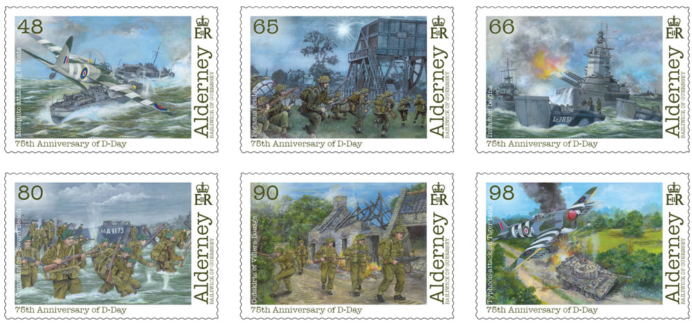 Stamps to commemorate 75th Anniversary of D-Day Landings